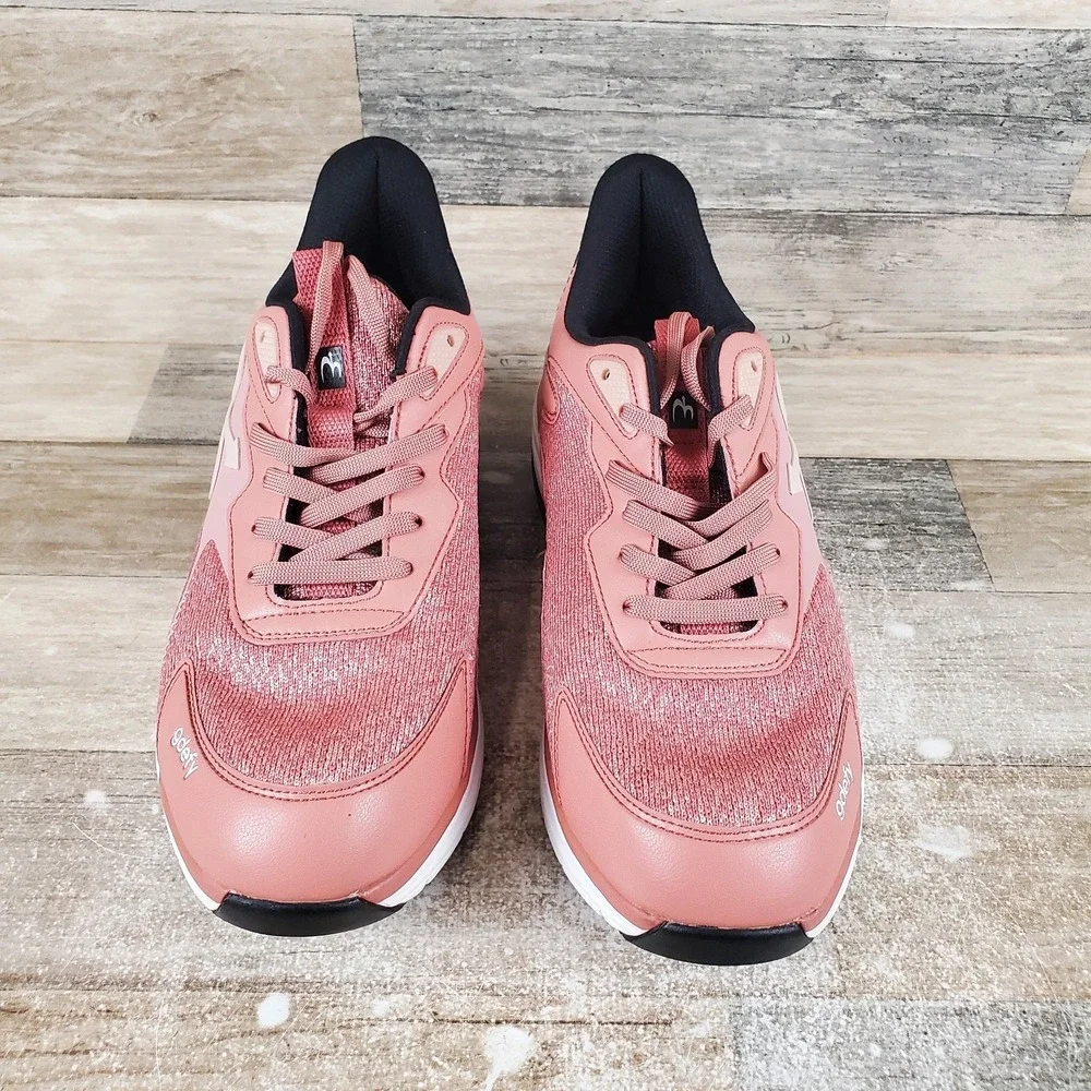 G-Defy Energiya Womens Shoes Sz 10 Athletic Running Mauve Black Lace Up Sneakers